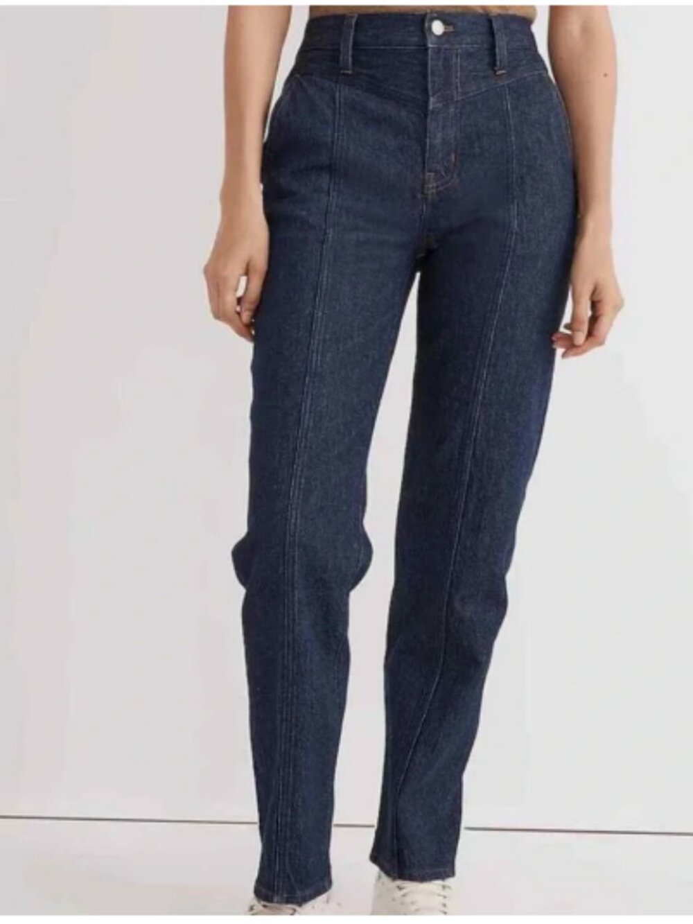 Madewell Indigo Straight Leg Jeans with Front Seam - Size32